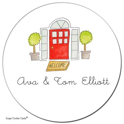 Sugar Cookie Gift Stickers - Front Door Sugar Cookie Gift Stickers - Front Door